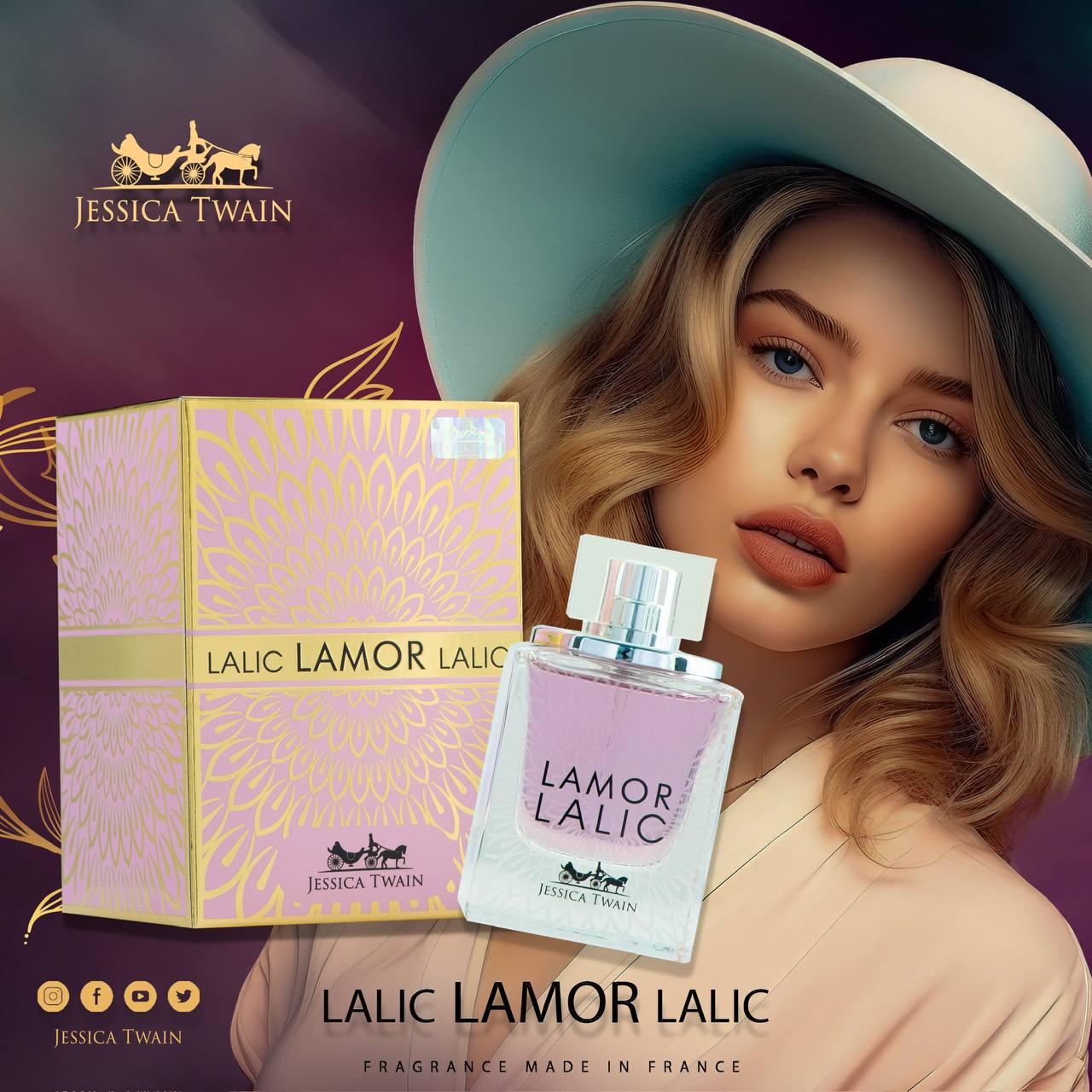 عطر ادکلن 100 میل لالیک لامور (له آمور زنانه)| Lalique L’Amour جسیکا تویین
