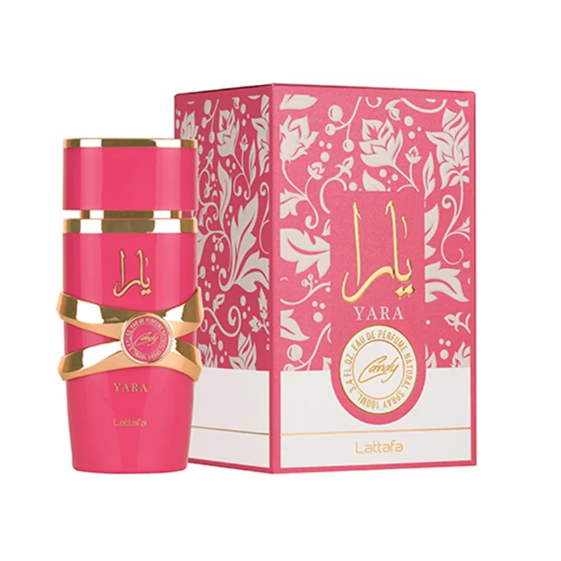 عطر 100 میل لطافه یارا کندی (یارا سرخابی) Lattafa Yara candy