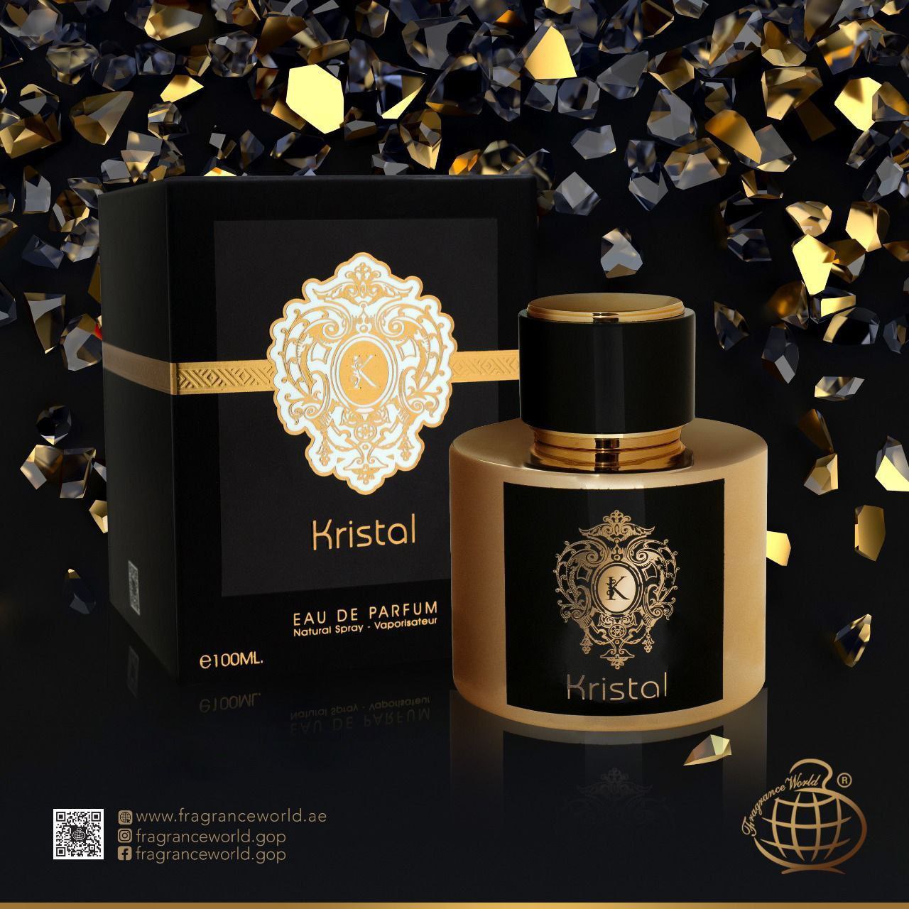 عطر ادکلن تیزیانا ترنزی کیرکه 100 میل فراگرنس ورد کریستال (Fragrance World Kirke Tiziana Terenzi)