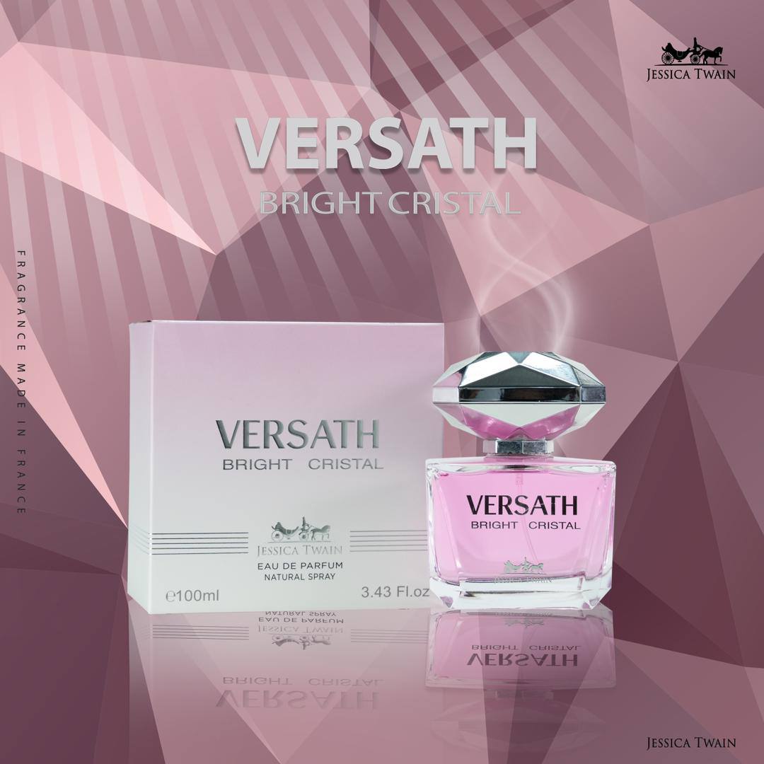 ادکلن 100 میل ورساچه صورتی-برایت کریستال جسیکا تویین | Versace Bright Crystal
