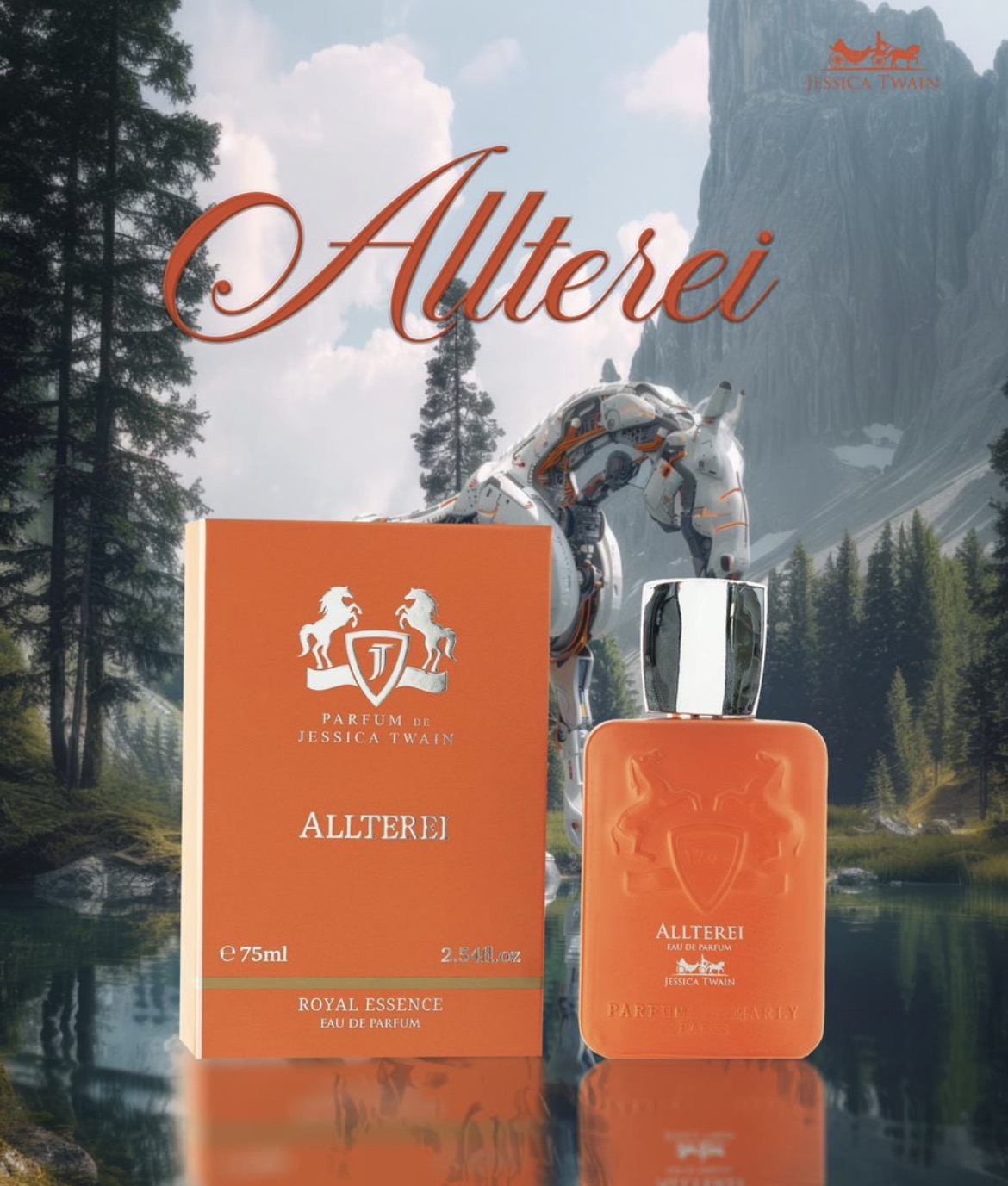 ادکلن 75 میل جسیکا تواین مدل التیر رویال اسنس رایحه پارفومز مارلی التیر