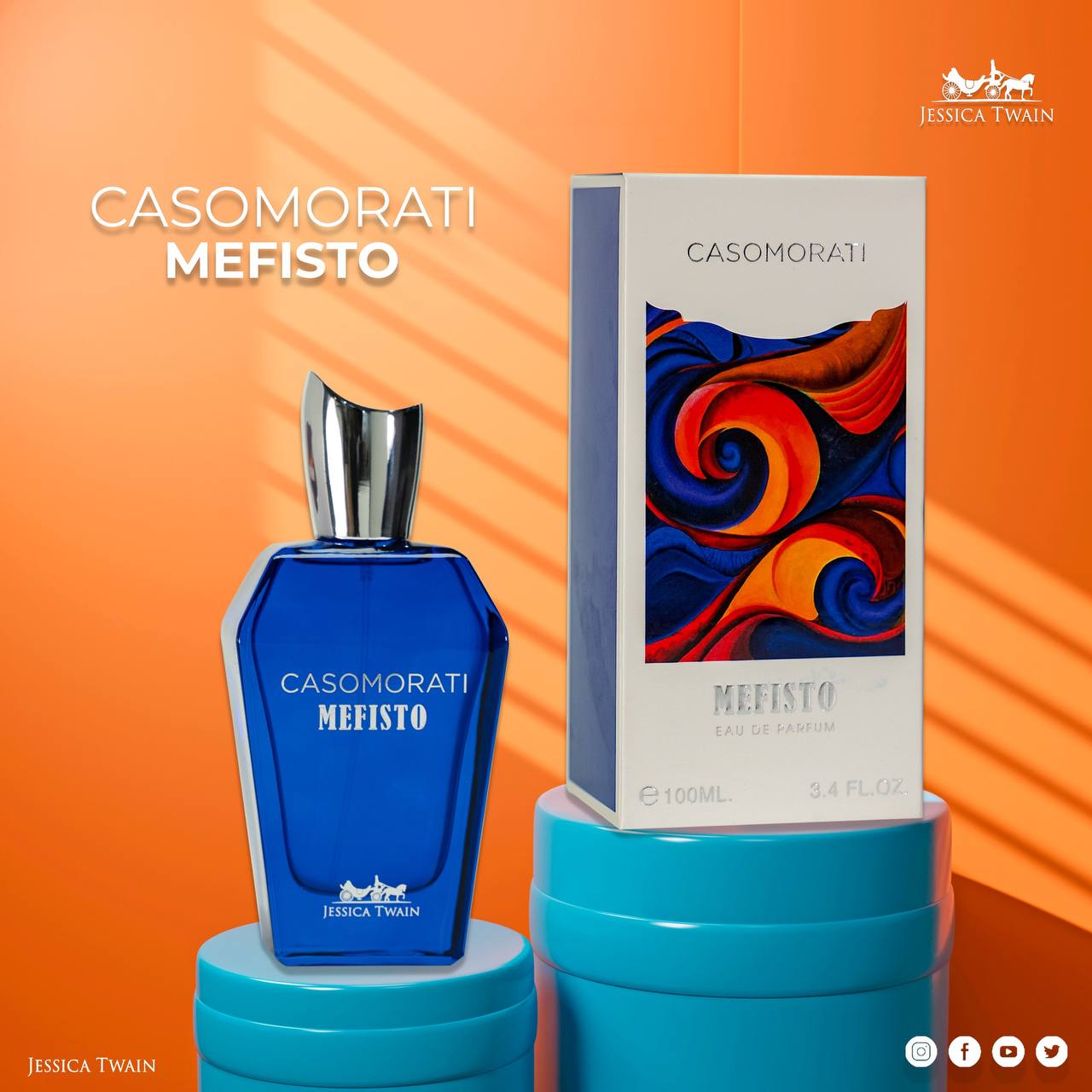 عطر ادکلن 100 میل کازاموراتی زرجف-زرژاف مفیستو|کازاموراتی ابی جسیکا تویین