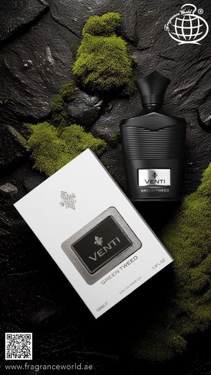 عطر ادکلن مردانه کرید گرین آیریش 100 میل فراگرنس ورد ونتی گرین تویید (Fragrance World Creed Green Irish)