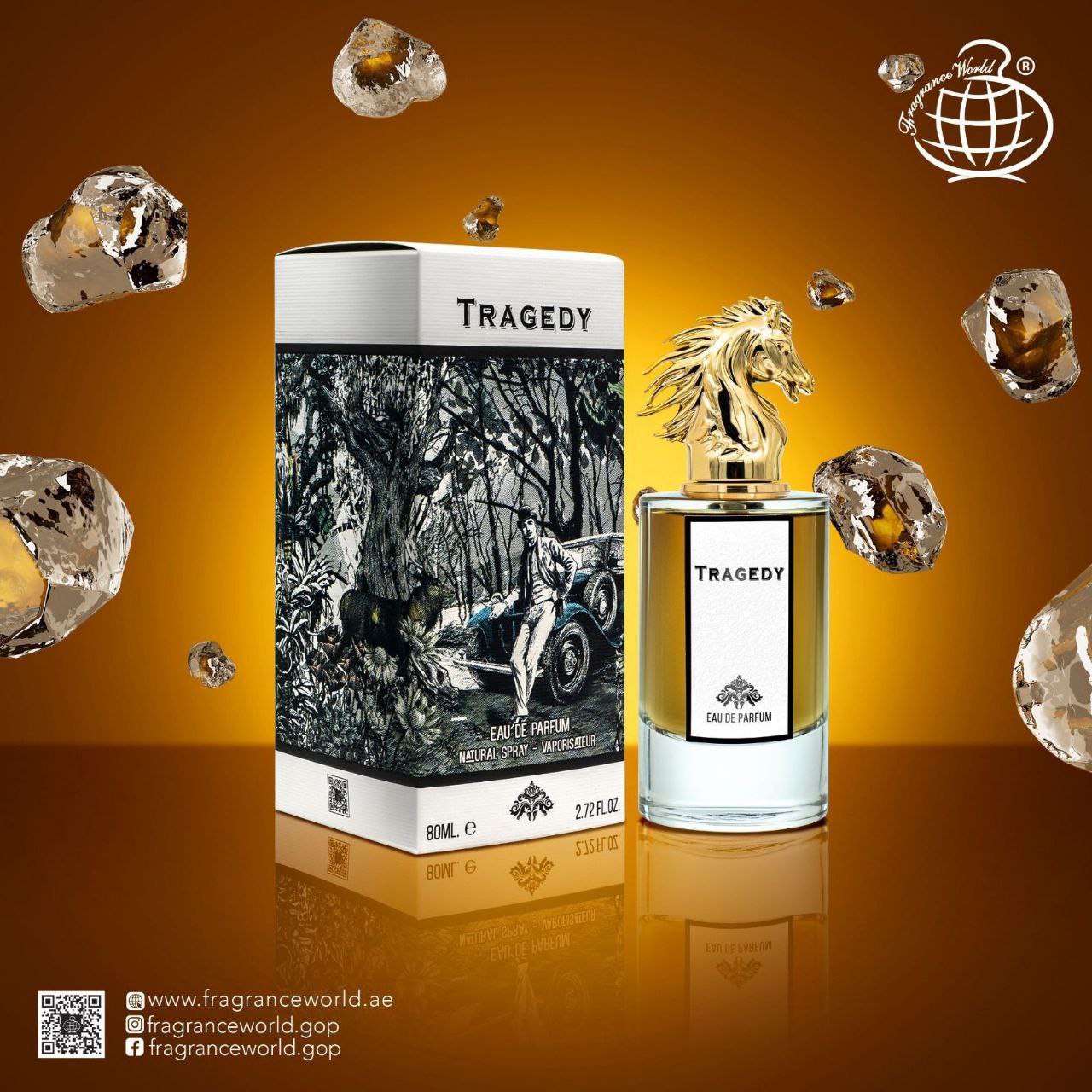 عطر ادکلن مردانه پنهالیگونز د تراژدی آف لورد جورج 80 میل فراگرنس ورد (Fragrance World Penhaligon’s The Tragedy of Lord George)